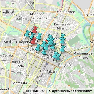 Mappa Piazza Savoia, 10122 Torino TO, Italia (1.124)