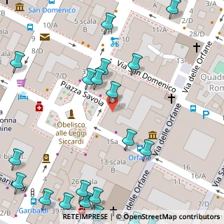 Mappa Piazza Savoia, 10122 Torino TO, Italia (0.102)