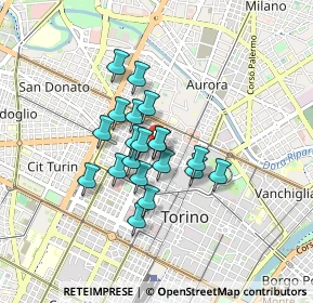 Mappa 10122 Torino TO, Italia (0.6025)