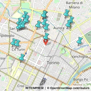 Mappa Piazza Savoia, 10122 Torino TO, Italia (1.274)