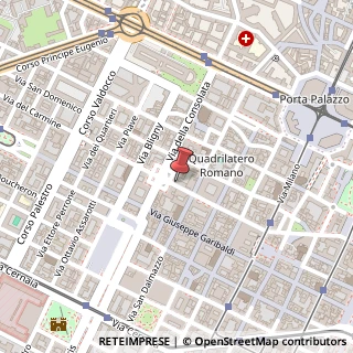 Mappa Via Corte d'Appello, 22, 10122 Torino, Torino (Piemonte)