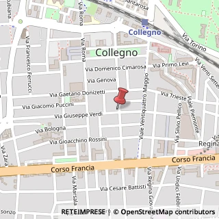 Mappa Via Giuseppe Verdi, 10093 Collegno TO, Italia, 10093 Collegno, Torino (Piemonte)