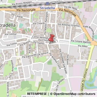 Mappa Via Trento, 27049 Stradella, Pavia (Lombardia)