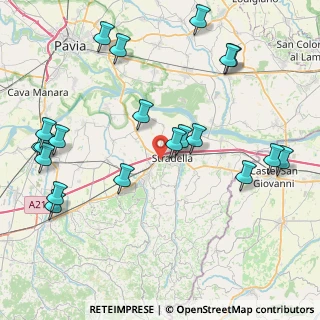 Mappa Via Quartiere Piave, 27049 Stradella PV, Italia (10.1095)
