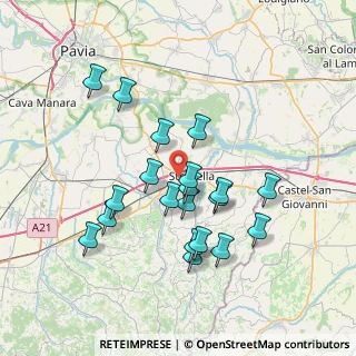 Mappa Via Quartiere Piave, 27049 Stradella PV, Italia (6.801)