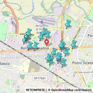 Mappa Via Messina, 10093 Collegno TO, Italia (0.841)