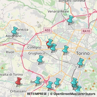 Mappa Via Messina, 10093 Collegno TO, Italia (5.94643)