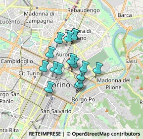 Mappa Corso Regio Parco, 10144 Torino TO, Italia (1.1525)