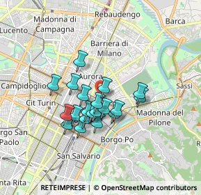 Mappa Corso Regio Parco, 10144 Torino TO, Italia (1.2775)