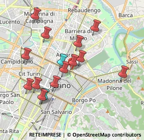 Mappa Corso Regio Parco, 10144 Torino TO, Italia (1.836)