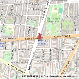 Mappa Corso Monte Cucco, 1, 10139 Torino, Torino (Piemonte)