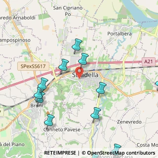 Mappa Via Fratelli Cairoli, 27049 Stradella PV, Italia (2.665)