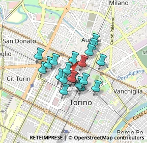 Mappa Via Sant'Agostino, 10122 Torino TO, Italia (0.58)