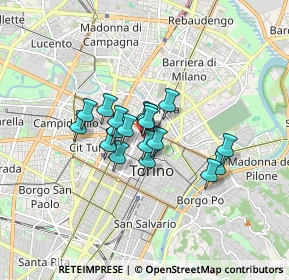 Mappa Via Sant'Agostino, 10122 Torino TO, Italia (1.08)