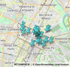 Mappa Via Sant'Agostino, 10122 Torino TO, Italia (1.0525)