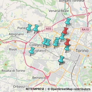 Mappa Via Edmondo De Amicis, 10098 Collegno TO, Italia (3.10286)
