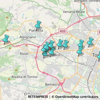 Mappa Via Francesco Crispi, 10093 Collegno TO, Italia (4.00071)