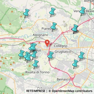 Mappa Via Bruere, 10098 Rivoli TO, Italia (4.96375)