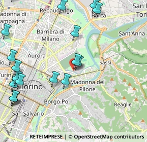 Mappa Presso AESTHETIC CLINIC, 10153 Torino TO, Italia (2.80556)