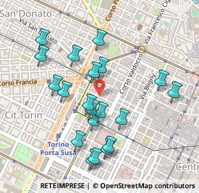 Mappa Via Carlo Boucheron, 10122 Torino TO, Italia (0.4745)