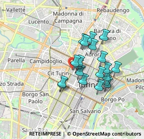 Mappa Via Carlo Boucheron, 10122 Torino TO, Italia (1.387)
