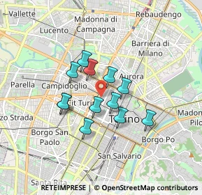 Mappa Via Carlo Boucheron, 10122 Torino TO, Italia (1.24167)