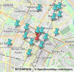 Mappa Via Carlo Boucheron, 10122 Torino TO, Italia (1.87353)