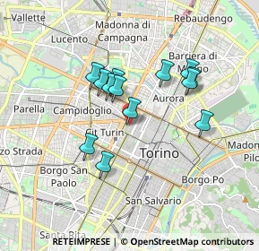 Mappa Via Carlo Boucheron, 10122 Torino TO, Italia (1.45154)