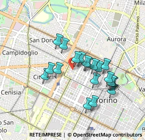 Mappa Via Carlo Boucheron, 10122 Torino TO, Italia (0.7565)