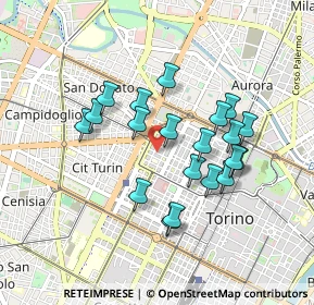 Mappa Via Carlo Boucheron, 10122 Torino TO, Italia (0.7745)