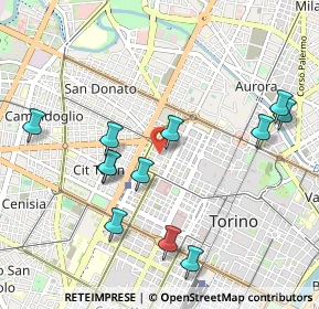Mappa Via Carlo Boucheron, 10122 Torino TO, Italia (1.05917)