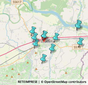 Mappa Via Rose, 27049 Stradella PV, Italia (3.08364)