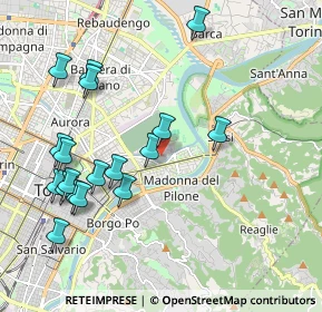 Mappa Lungo Dora Pietro Colletta, 10153 Torino TO, Italia (2.20167)