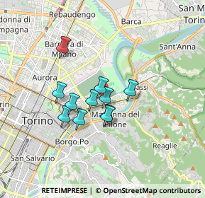 Mappa Lungo Dora Pietro Colletta, 10153 Torino TO, Italia (1.21636)