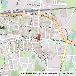 Mappa Via Trento, 92, 27049 Stradella, Pavia (Lombardia)