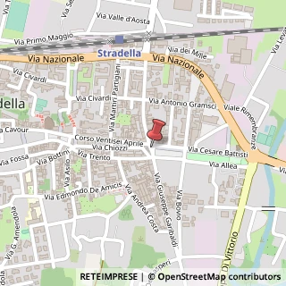 Mappa Piazzale Trieste, 27049 Stradella PV, Italia, 27049 Stradella, Pavia (Lombardia)