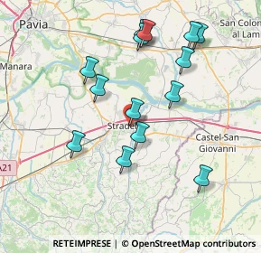 Mappa Via Chiozzi, 27049 Stradella PV, Italia (7.52)