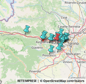 Mappa Via S. Agostino, 10051 Avigliana TO, Italia (10.30824)