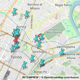 Mappa Via Cagliari, 10153 Torino TO, Italia (1.2945)
