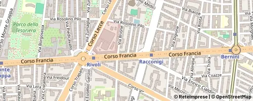 Mappa Torino
