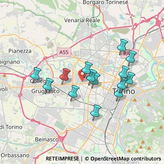 Mappa Piazza del Monastero, 10146 Torino TO, Italia (3.41357)