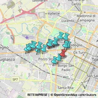 Mappa Piazza del Monastero, 10146 Torino TO, Italia (1.17947)