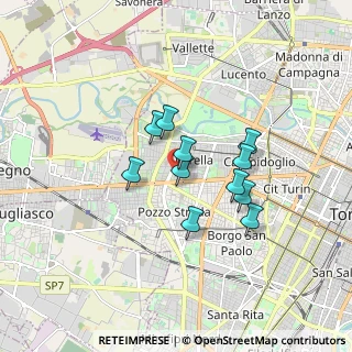 Mappa Piazza del Monastero, 10146 Torino TO, Italia (1.27727)