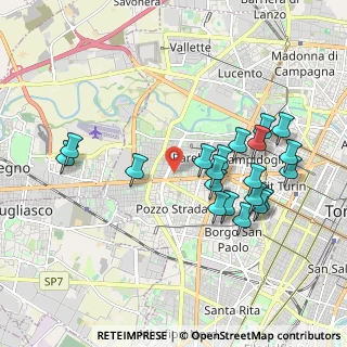 Mappa Piazza del Monastero, 10146 Torino TO, Italia (1.943)