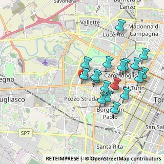 Mappa Piazza del Monastero, 10146 Torino TO, Italia (1.88056)