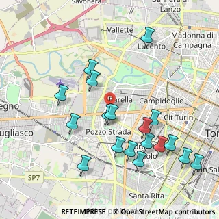 Mappa Piazza del Monastero, 10146 Torino TO, Italia (2.19167)