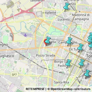 Mappa Piazza del Monastero, 10146 Torino TO, Italia (3.40091)