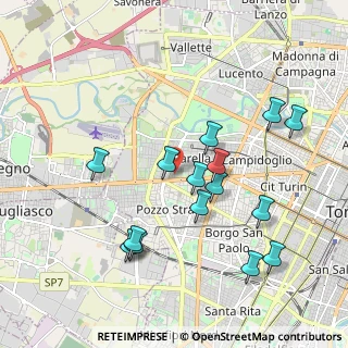 Mappa Piazza del Monastero, 10146 Torino TO, Italia (1.97933)