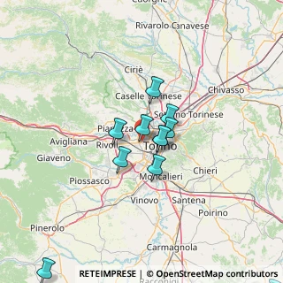 Mappa Piazza del Monastero, 10146 Torino TO, Italia (13.86273)