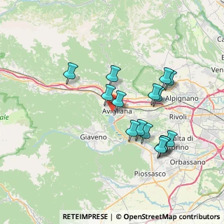 Mappa Via Giovanni Suppo, 10051 Avigliana TO, Italia (6.84333)